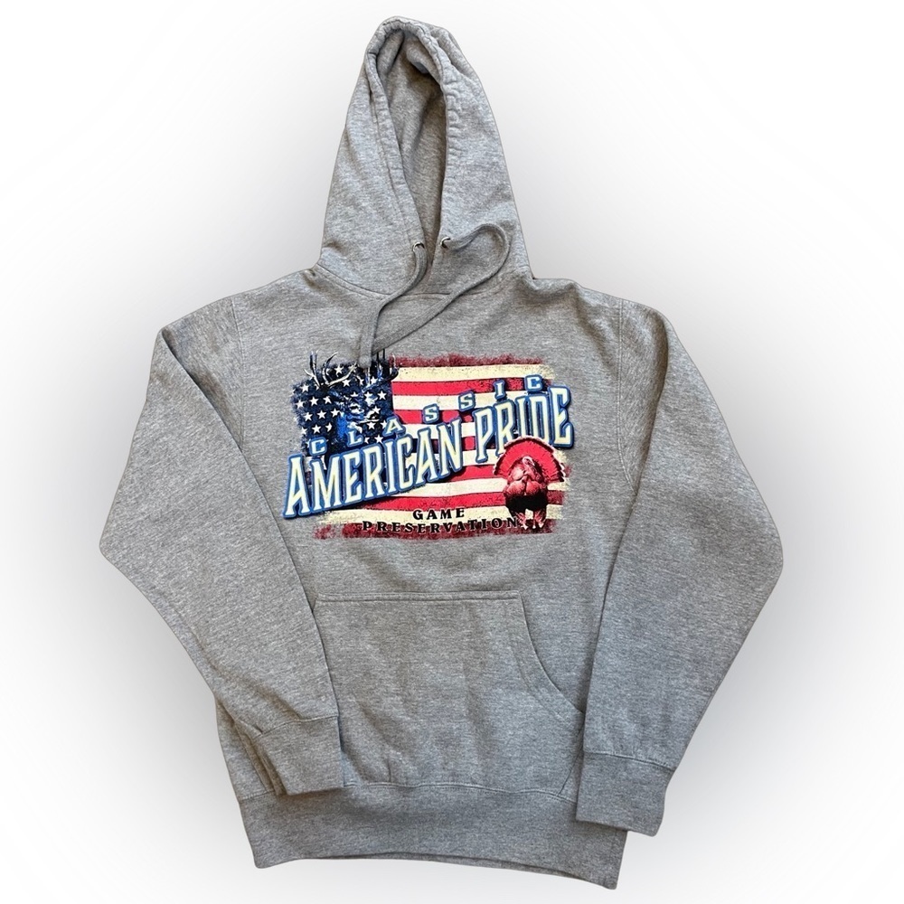 Return to sender small unisex American classic game preservation gray hoodie